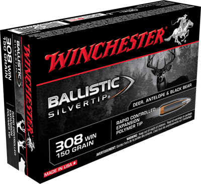 Winchester 308 Win 150 Grain Ballistic Silver Tip