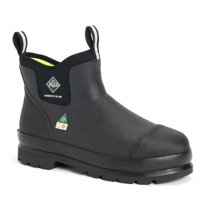 Muck Boots Men&#39;s Steel Toe Chore Classic Chelsea CSA Approved Muck Work Boots