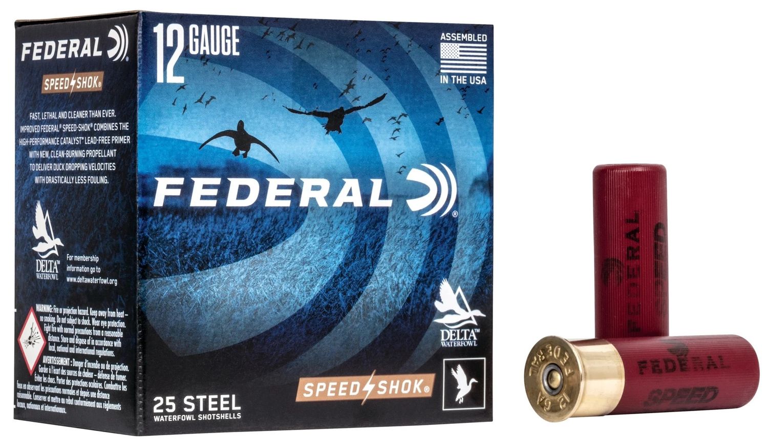 Federal 12 Gauge 3&quot; 1 1/4 Oz #1 Steel Shot