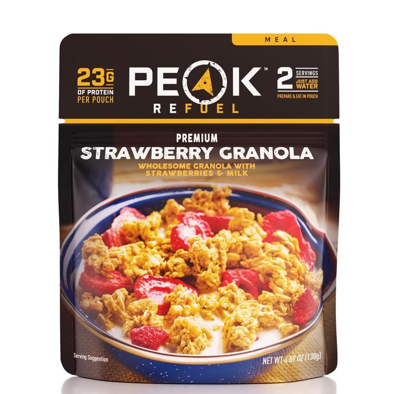 Peak Refuel Strawberries &amp; Granola with Milk  - Pouch