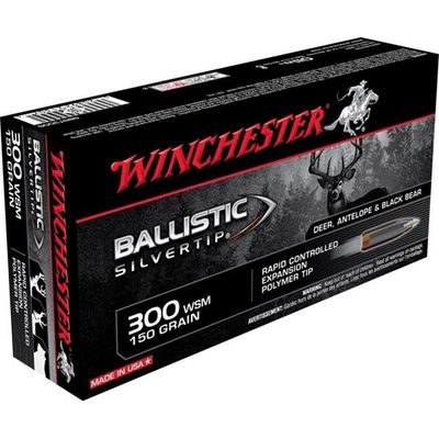 Winchester 300 WSM 150 Grain Ballistic Silver Tip