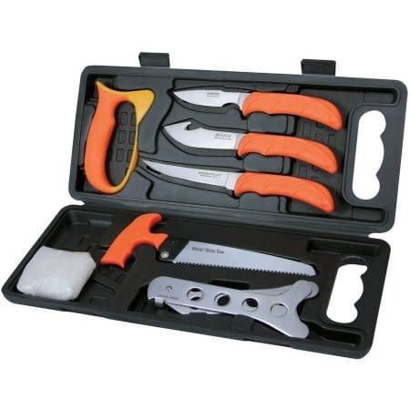 Outdoor Edge Wild Pak 8 Piece Game Processing Kit w/Hard Box