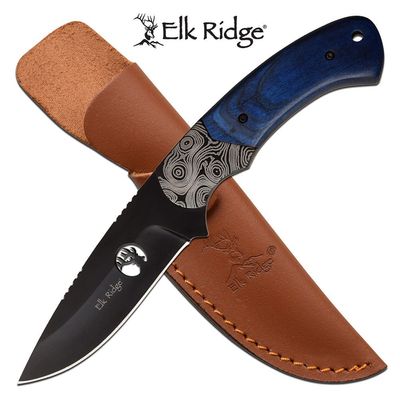 Elk Ridge ER-200-09BL Fixed Blade Knife Blue