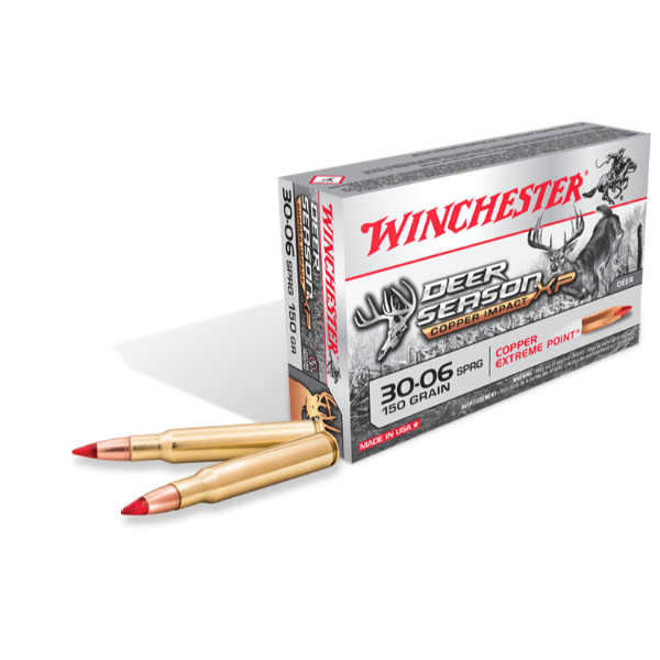 Winchester 30-06 Springfield 150 Grain Copper Extreme Point Deer Season XP