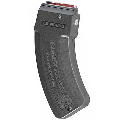 Ruger BX-15 Magnum Magazine 17HMR/22WMR 15 Round Black