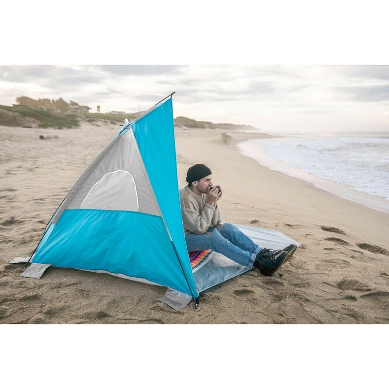 Stansport Portable Beach Camping Sun Shelter with Floor