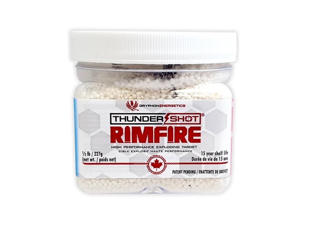 ThunderShot  Gryphonenergetics Rimfire Exploding Target  1/2lb