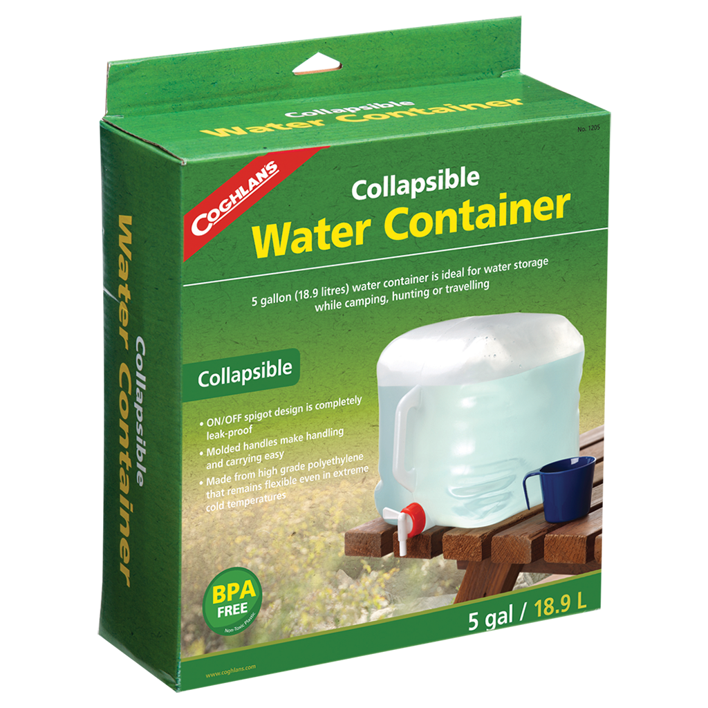 Coghlan&#39;s Collapsible Water Carrier 5US Gals (18.9 L)