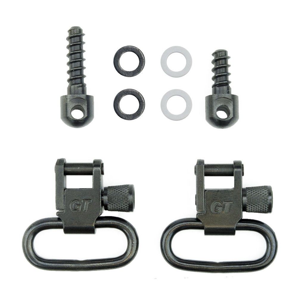 Grovtec 1&quot; Sling Swivels with wood screws Stainless