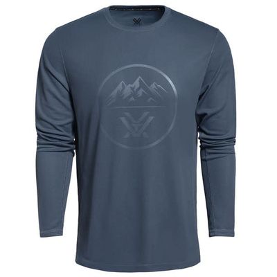 Vortex Men&#39;s Long Sleeve Performance Grid T Shirt