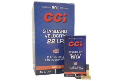 CCI 22 LR 40 Grain Standard Velocity 500 Rounds