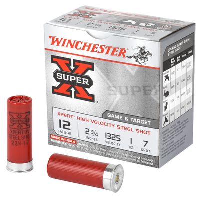 Winchester 12 Gauge  2 3/4&quot; 1oz  #7.5 Lead Shot