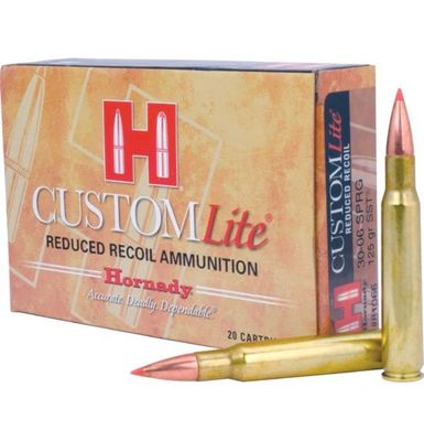 Hornady 30-06 Springfield 125 Grain  SST Custom Lite