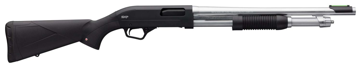 Winchester SXP Marine Defender Pump-Action Shotgun, 18&quot; Barrel, Synthetic Stock, 12 Gauge (512268395)