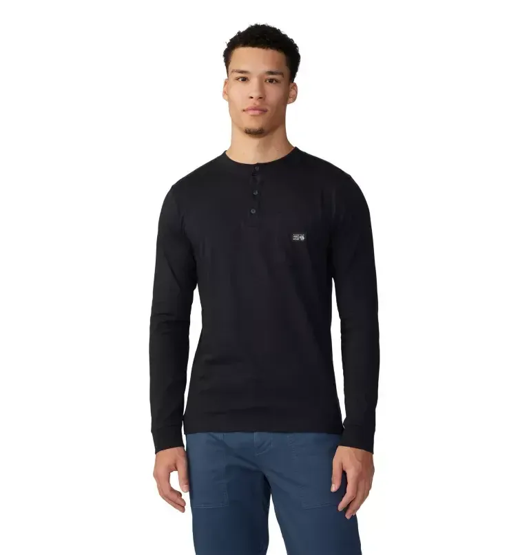 Mountain Hardwear Men&#39;s Cotton Ridge Long Sleeve Henley