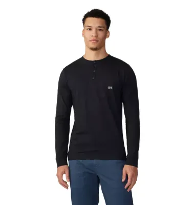 Mountain Hardwear Men&#39;s Cotton Ridge Long Sleeve Henley