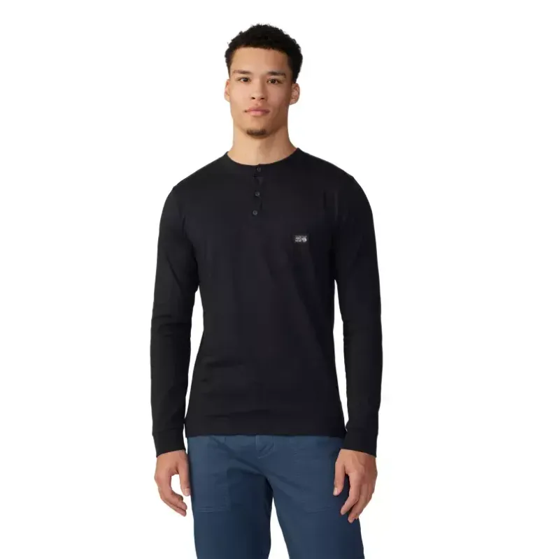 Mountain Hardwear Men&#39;s Cotton Ridge Long Sleeve Henley