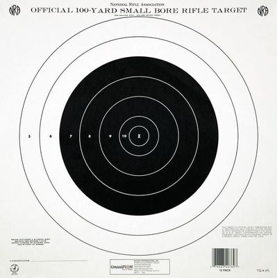 Champion 100 YD. Single Bull NRA Target 1/Each