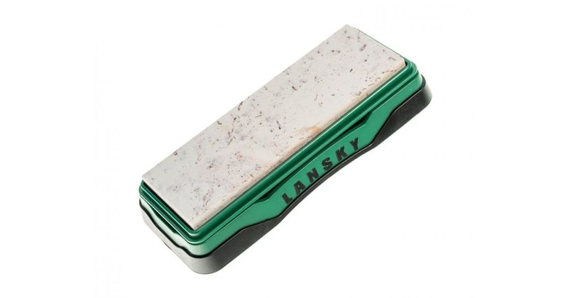 Lansky Soft Arkansas Sharpening Stone, 2&quot; x 8&quot;, Finishing Stone