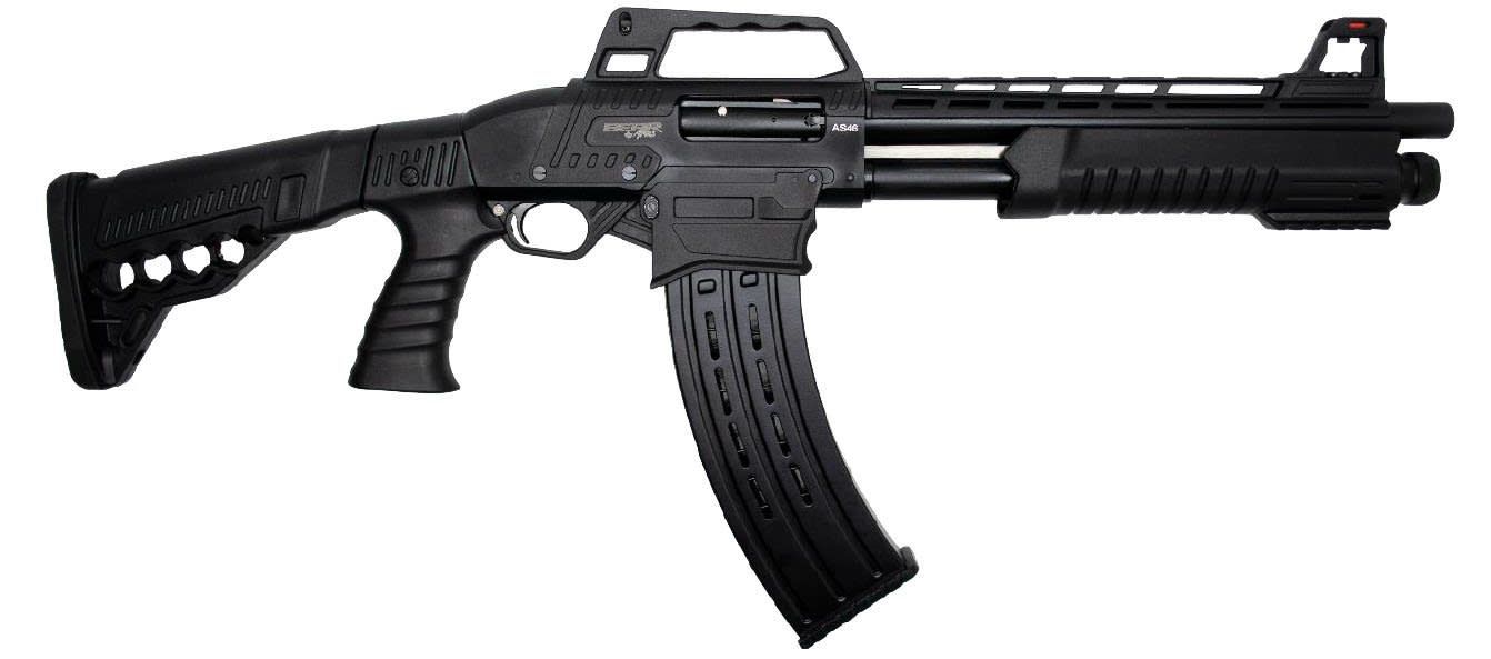 Bear Arms AS46 Spring Assisted 12GA, 3″ Pump Shotgun 10+1