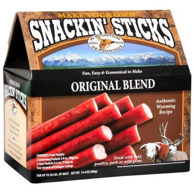 Hi Mountain Jerky Cure &amp; Seasoning Original Blend Snackin&#39; Stick Kit