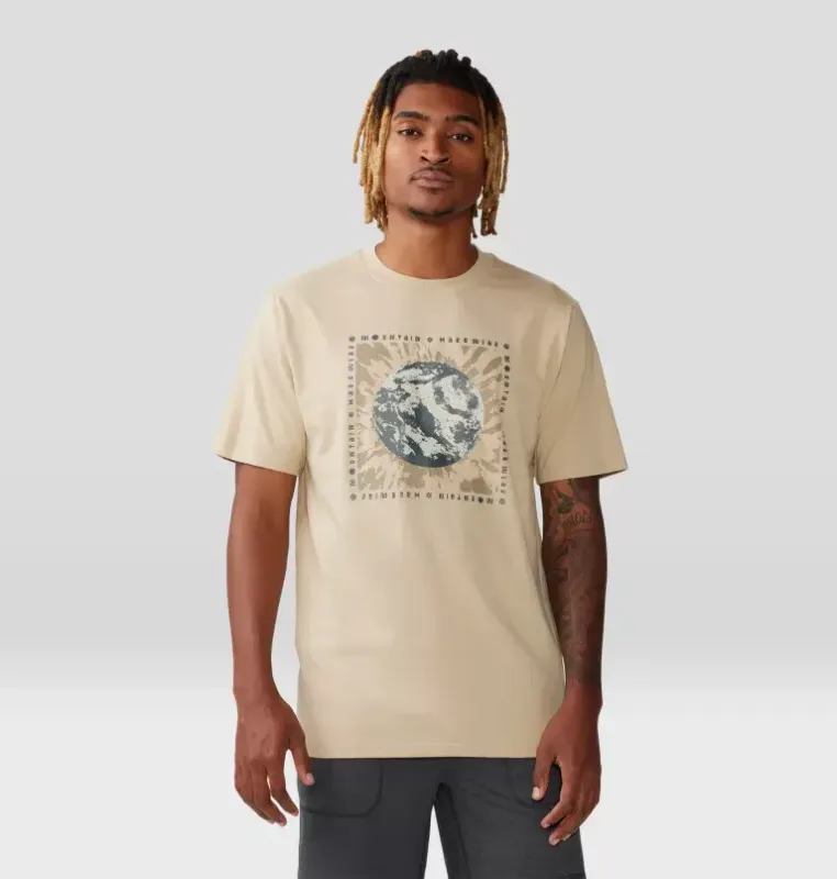 Mountain Hardwear Men&#39;s Tie Dye Earth Short Sleeve