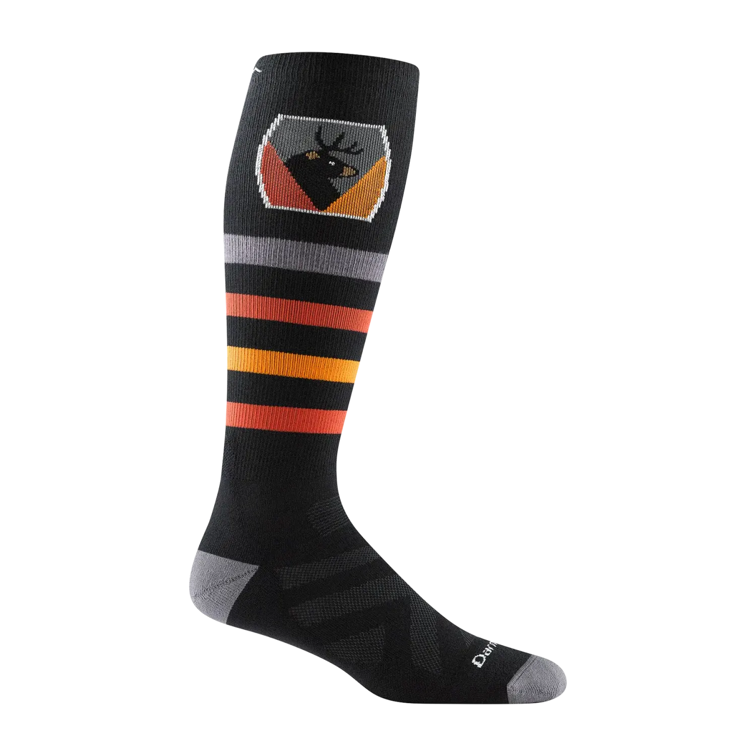Darn Tough Men&#39;s Thermolite Beer Badge Over-the-Calf Midweight Ski &amp; Snowboard Sock