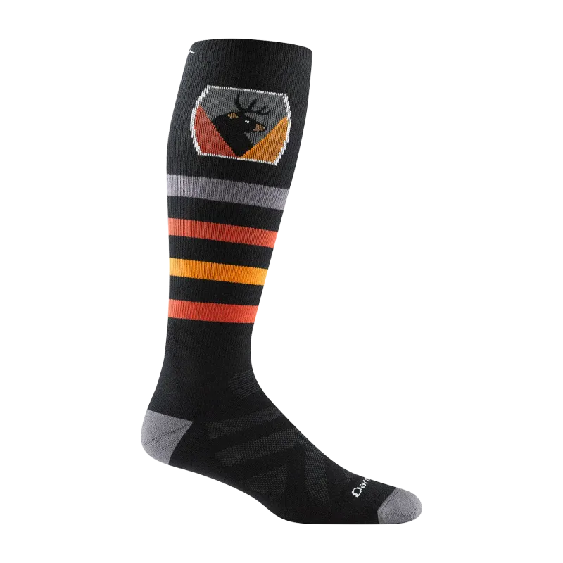 Darn Tough Men&#39;s Thermolite Beer Badge Over-the-Calf Midweight Ski &amp; Snowboard Sock