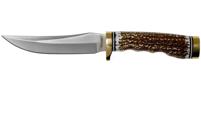 Schrade Knives Uncle Henry 153UH Golden Spike Rat Tail Tang 5&quot; Fixed Blade Knife