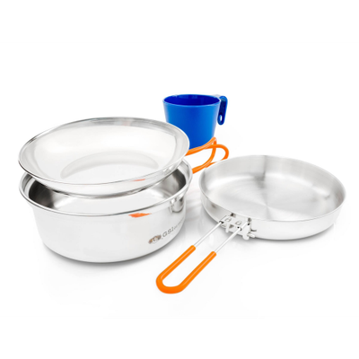 GSI Glacier Stainless 1 Person Mess Kit