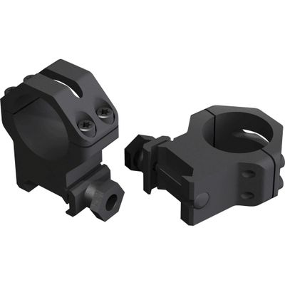 Weaver Four Hole Skeleton Riflescope Rings 2X High, Matte Black