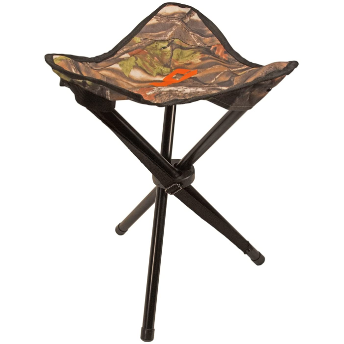 HQ Outfitters 3-Legged Camo Stool with Shoulder Strap