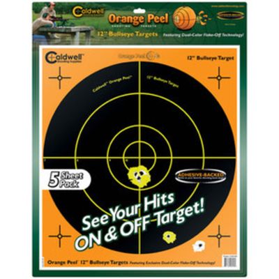 Caldwell Orange Peel Bullseye 8&quot; Target 5/Pack