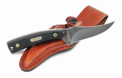 Schrade Old Timer 152OT Sharpfinger Fixed Blade Knife with Sheath