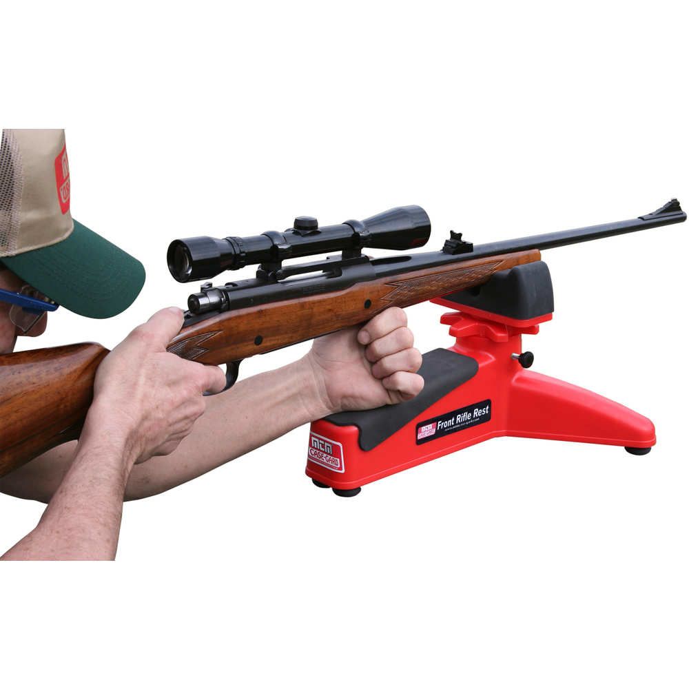 MTM Case-Gard Front Rifle &amp; Pistol Rest Red (Adjustable)