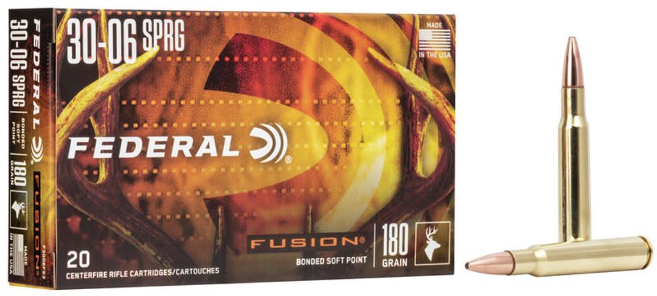 Federal Fusion Soft Point  30-06 Springfield 180 Grain