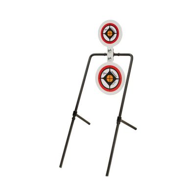 Allen EZ-Aim Hardrock AR500 Round Spinner Targets &amp; Stand for Rimfire Rounds &amp; Centerfire Pistol