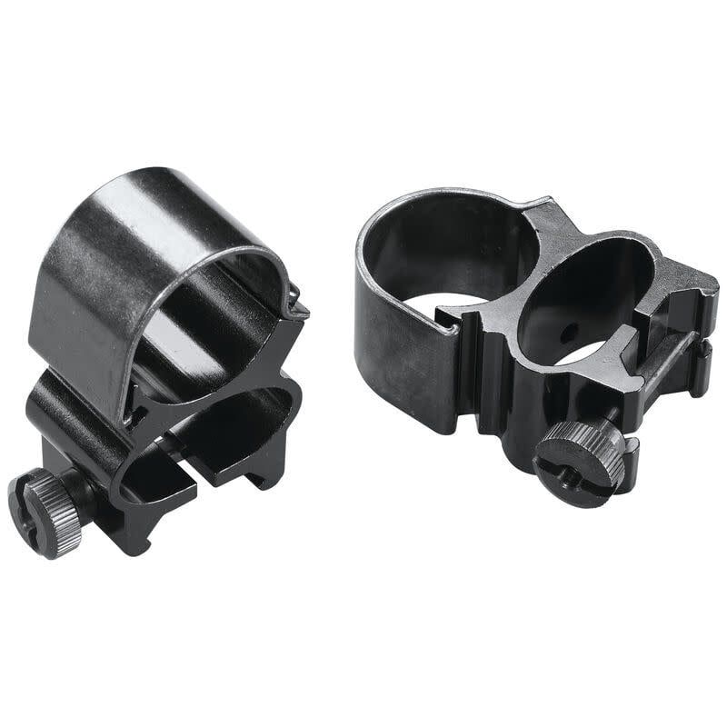 Weaver 1&quot; SEE-THRU Detachable Rings Black