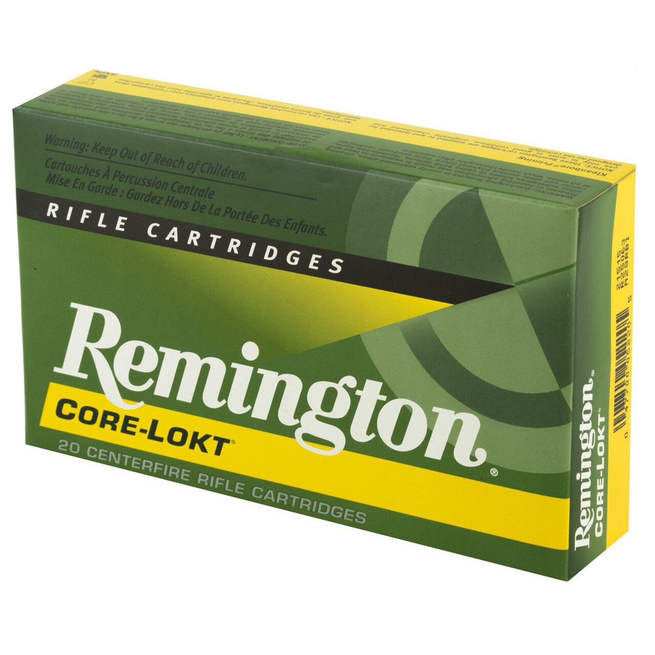 Remington 25-06 Remington 120 Grain Pointed Soft Point Core-Lokt