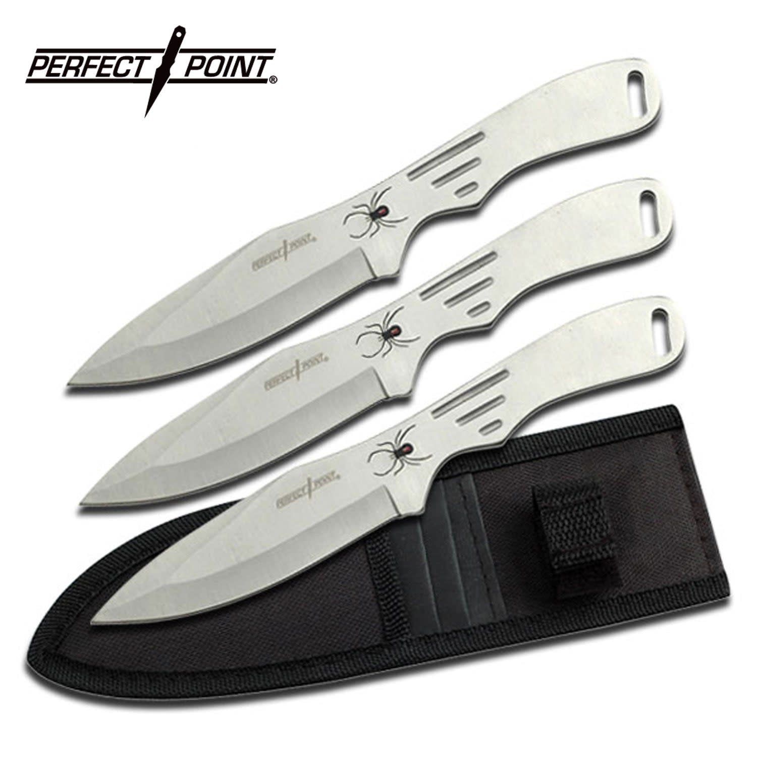 Perfect Point Throwing Knife Set, 8&quot; 3/Pack