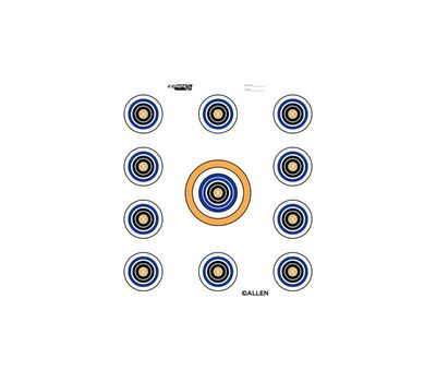 Allen EZAim Paper Targets 12&quot;x12&quot; 11 Spot 13/Pack