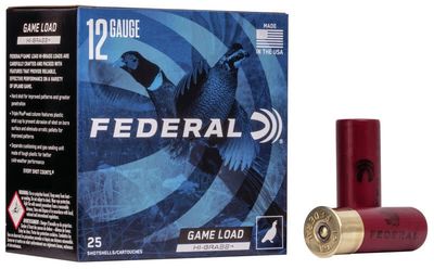 Federal Game Shok High Brass 12 Gauge 2 3/4&quot; Lead Shot 1 1/4Oz
