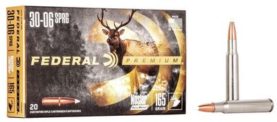 Federal Premium 30-06 Springfield 165 GR Nosler AccuBond