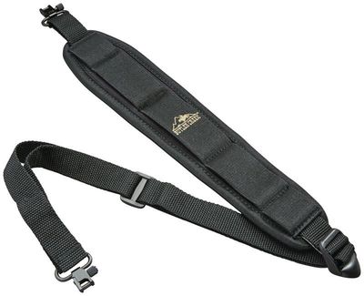 Butler Creek Comfort Stretch Neoprene Rifle Sling Black w/ Swivels