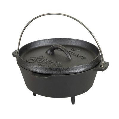 Stansport 4 QT. Pre-Season Cast Iron Dutch Oven w/Legs