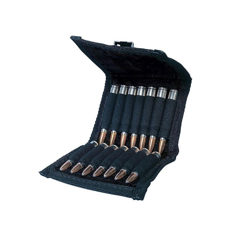 Allen Belt Rifle Ammo Pouch Black Holds 14 Rifle Cartridges