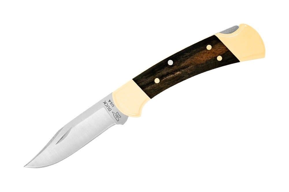 Buck 112 Ranger Folding Knife With Leather Sheath