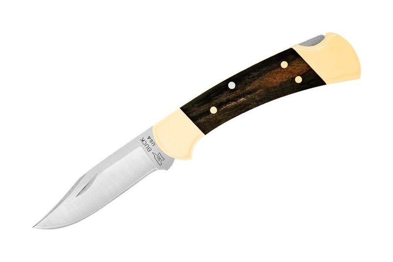 Buck 112 Ranger Folding Knife With Leather Sheath
