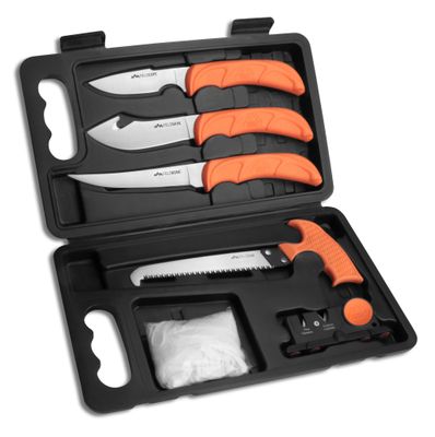 Outdoor Edge Field Kit 7-Piece Butcher Kit in plastic case