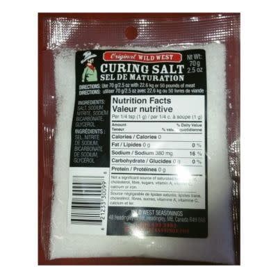 Wild West Curing Salt 70 grams